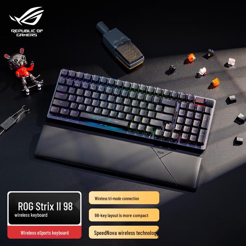 

ROG Ranger II 98 Wireless Tri-Mode Gaming Mechanical Keyboard