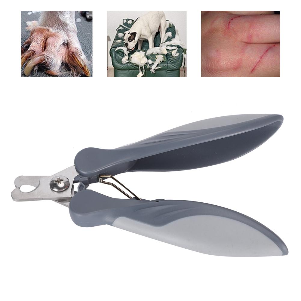 Hund Katzen Nagelknipser Schere mit Sicherheitsanschlag gegen Überkürzen für Große Kleine Haustiere