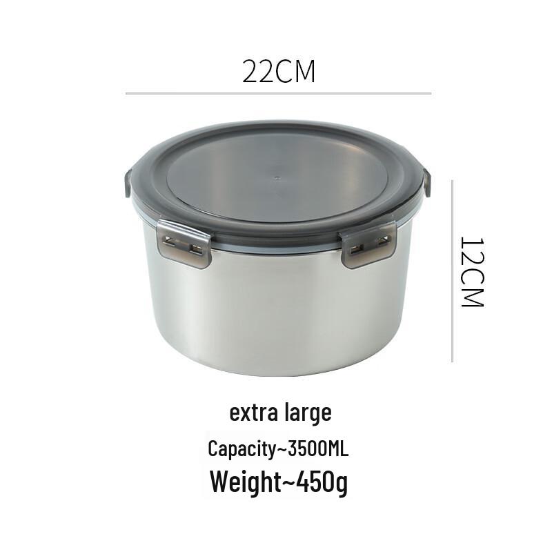 304 Stainless Steel Food Storage & Lunch Box Set