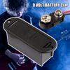 9V Battery Box ABS Plastic Design For Guitar Bass Effects And Preamps Equipped Easy Replacement Offering Reliability
