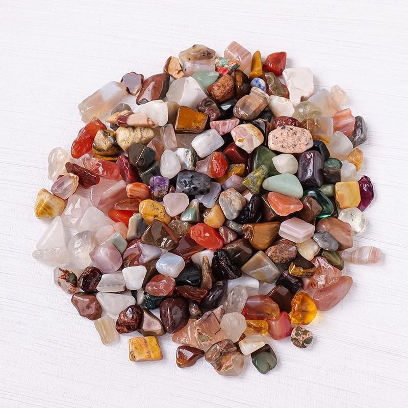 Natural Stones Mixed Crystal Material Crystal Gravel Stone Chips Ore Minerals Reiki Specimen Gemstones Aquarium Decoration