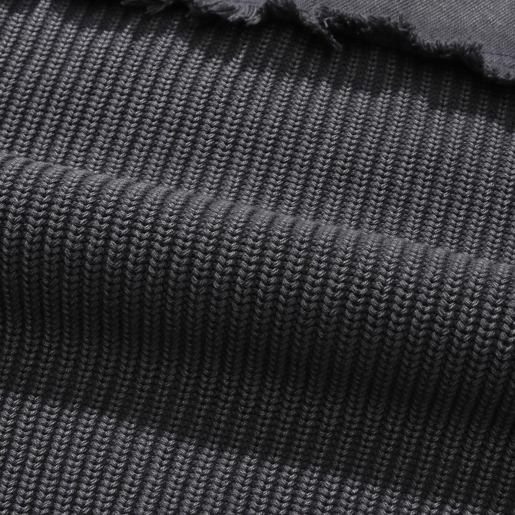 LEDEPT [Zhivanov X Le Dept] Garment Denim Collar Knit [3 Colors]
