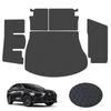 RAWAKORW Lexus NX20 Series Model Specific Trunk Full Side Back Seat Back Waterproof and Synthetic Leather Cargo Black (2nd Generation, 250, 350, 350h,