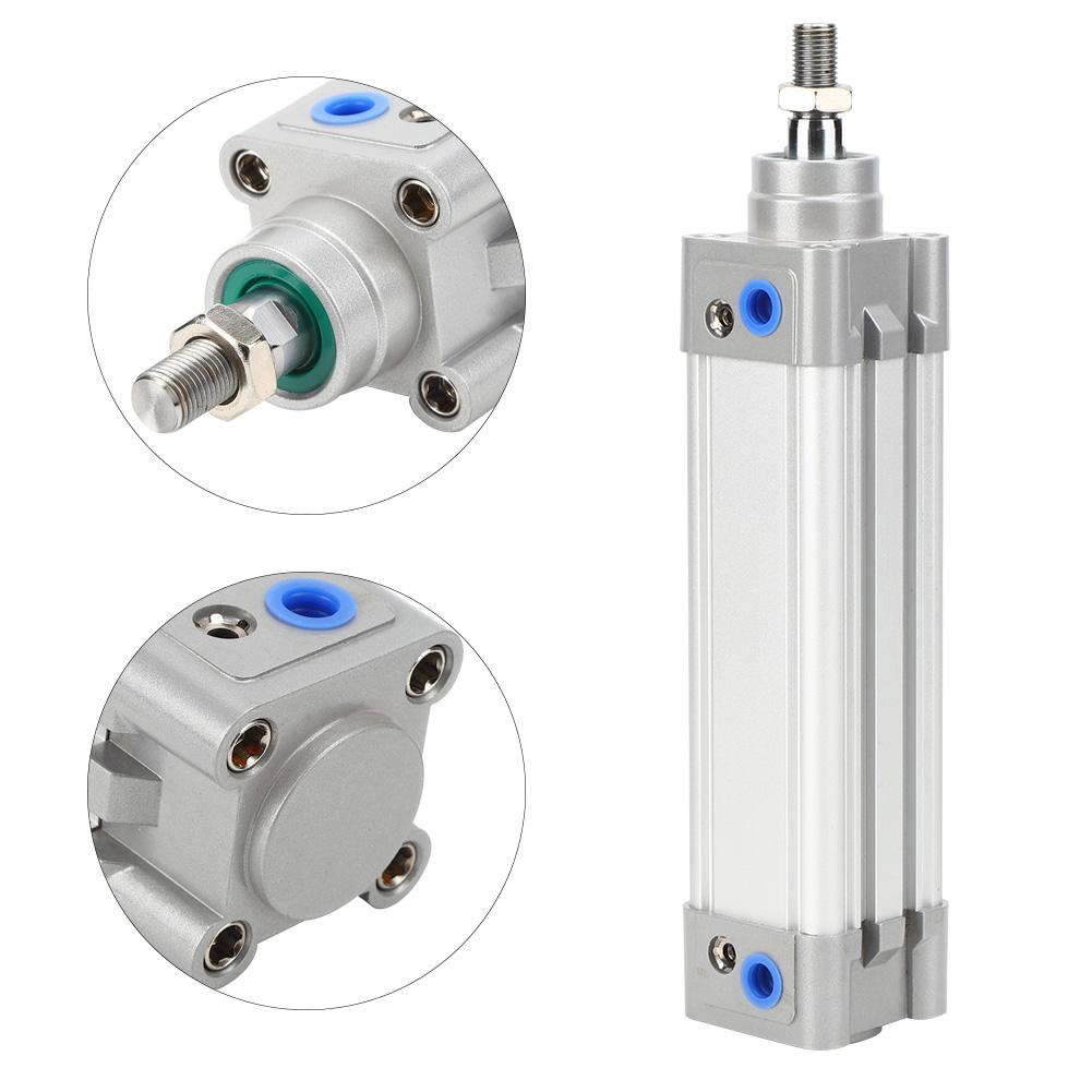 DNC40 Standard Pneumatic Air Cylinder Aluminum Alloy M12*1.25 Piston Rod Thread