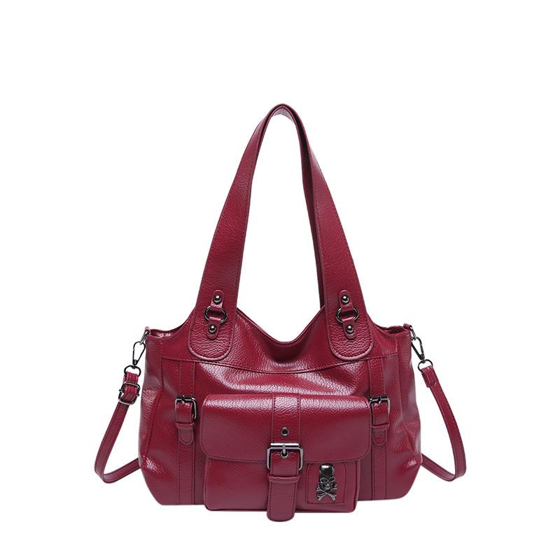 

Новая модная персонализированная сумка-тоут из мягкой кожи под мышкой, повседневная универсальная, в стиле Spice Girl, с высоким чувством, сумка-мессенджер для женщин