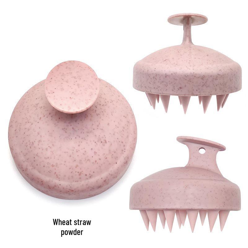 Korean Style Silicone Scalp Massager Soft Rubber Shampoo Brush