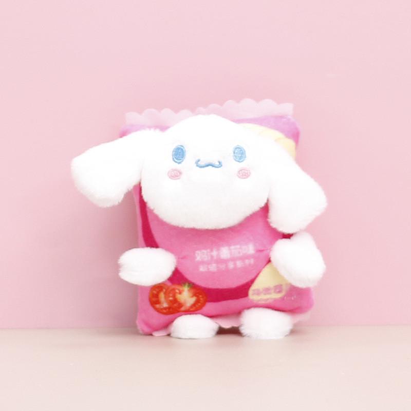 Cute Bear Keychain Cartoon Girl Backpack Decoration Hanging Plush Doll Gift