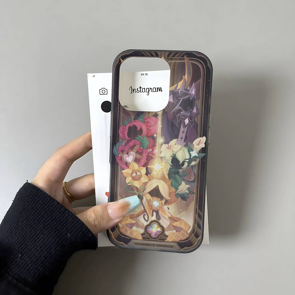 Game Cookie Run Kingdom For IPhone 17 16 15 14 13 12 11 Pro Max Plus Pro Corrugated Shockproof Matte Phone Cover