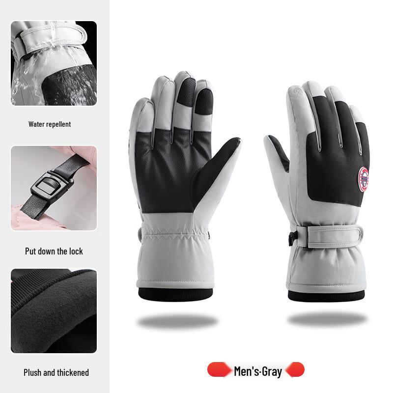 Men s Winter Warm Motorcycle Riding Gloves