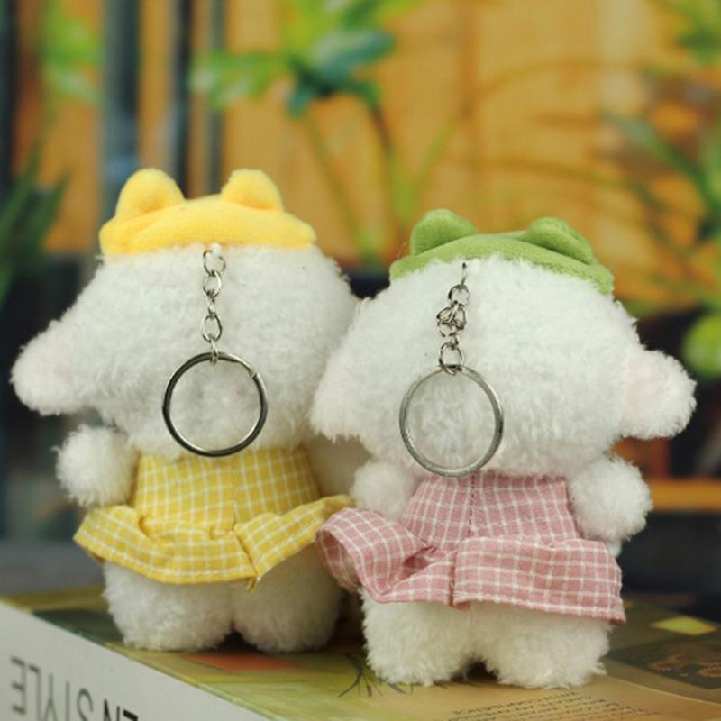 Niedlicher Plüsch Schaf Schlüsselanhänger Anhänger Niedliches Plüschtier Auto Schlüsselanhänger Anhänger