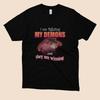 Fighting My Demons and They Are Winning Word Art Black T Shirt Size S To 5XL Unisex T-Shirt