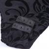 Gothic Bodysuit With Ruffled Lace And Corseting Onesies