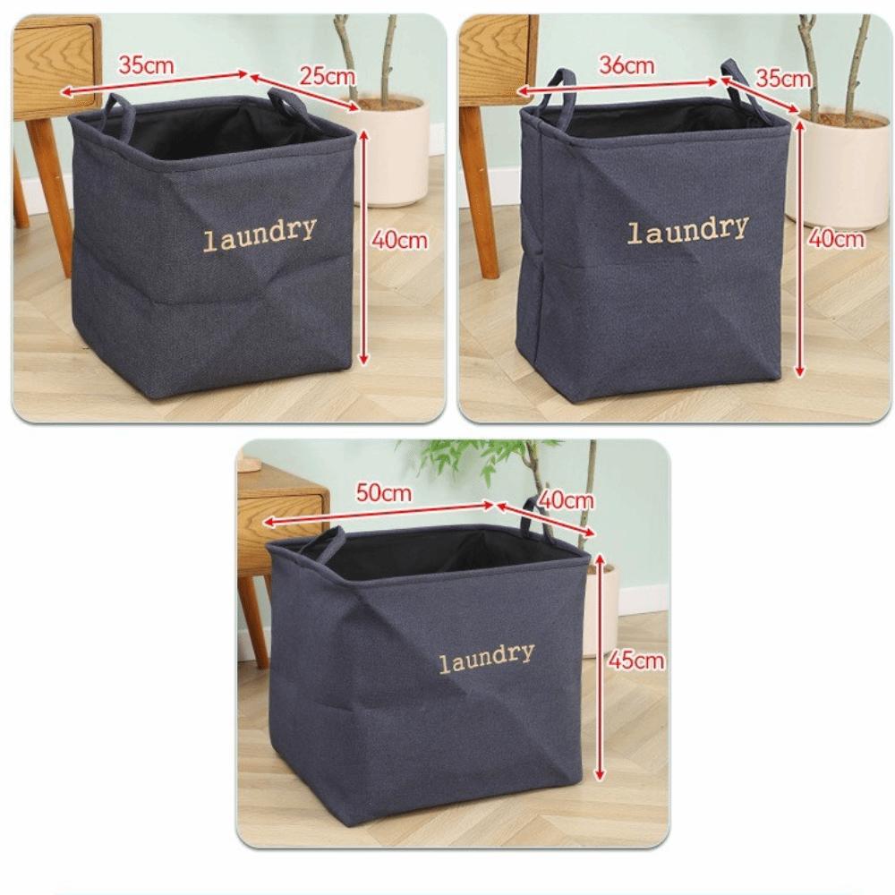 Folding Jute Storage Basket Large Capacity Laundry Basket Portable Jute Cloth Basket Home Use
