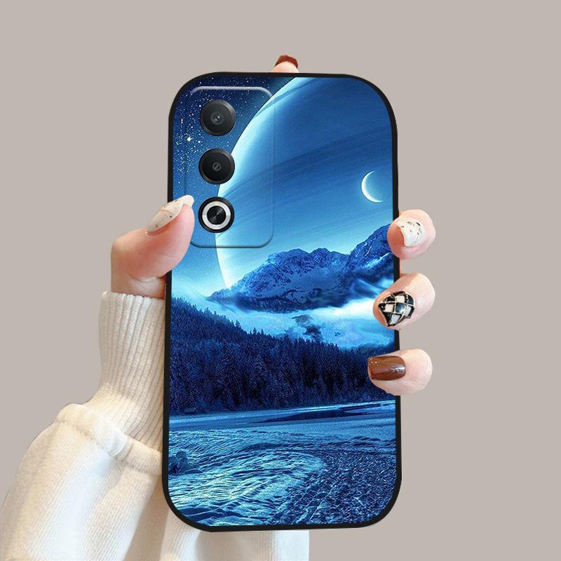 For Oppo A80 5G Case A3 Pro CPH2639 Shockproof Soft Silicone TPU Phone Cover For OPPO K12x A3x 5G Fashion Luxury Fundas Cases