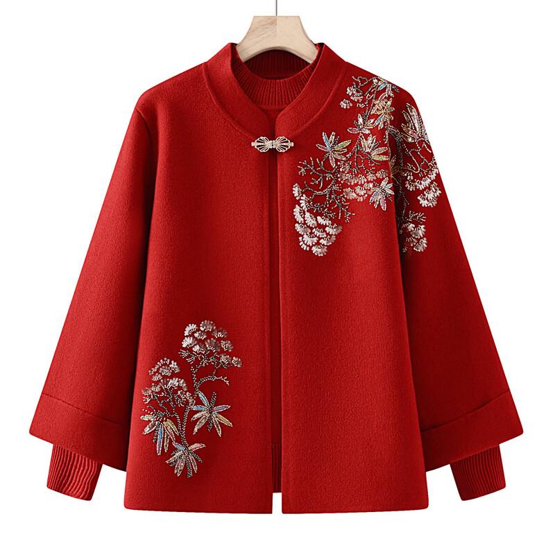 Tucano Women's Floral Embroidered Two-Piece Knit Set