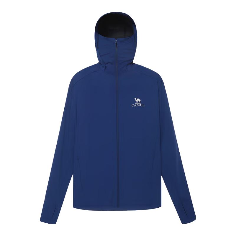CAMEL Ice-Cool UV Protection Hooded Jacket for Men & Women M