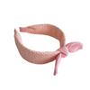 Korean-Style 3D Rabbit Ear Hair Hoop - New Simple Versatile Wide Fabric Headband for Toddlers & Girls, Soft Skin-Friendly, Cute