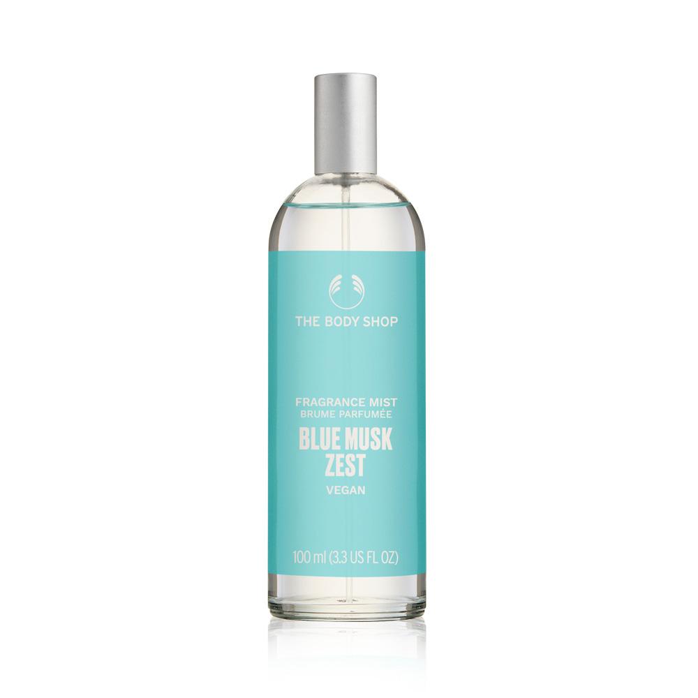 The Body Shop Blue Musk Zest Fragrance Body Mist Shower Cologne 100ML