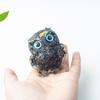 Figurine Hibou en Résine Cristal Pour Décoration Maison Bureau Cadeau Pour Amis Et Famille