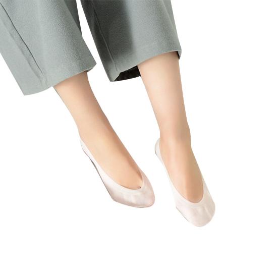 Women Low Cut Solid Color Invisible Trainer Ballerina Footsies Soft Boat Socks