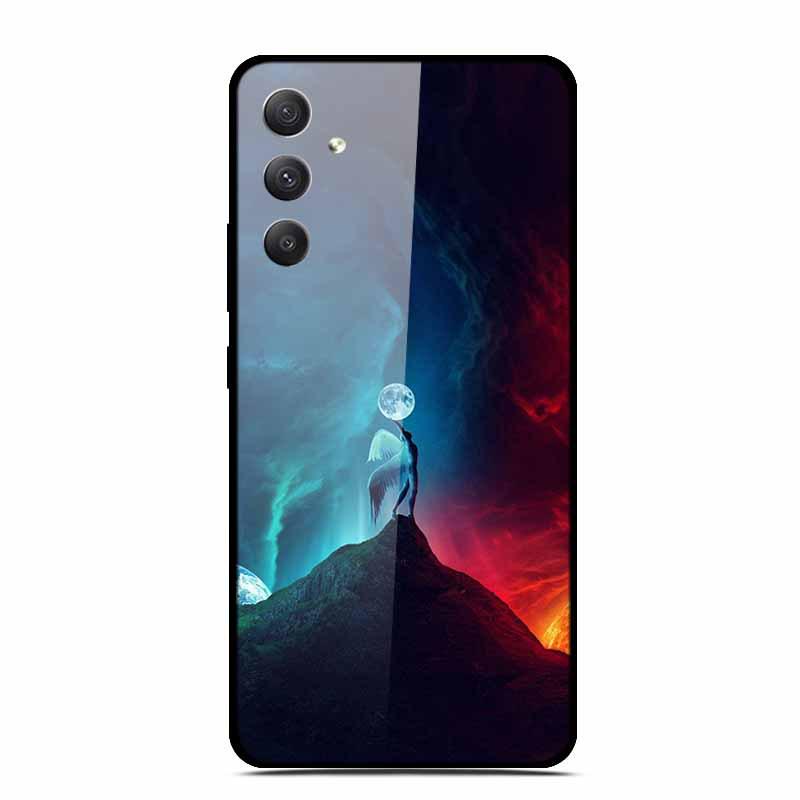 Samsung A35 5G Tempered Glass Phone Case - Personalized Colorful Design