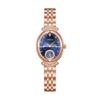 ORSGA Women's Oval Diamond-set Fashion Watch with Prismatic Mirror and Quartz Movement