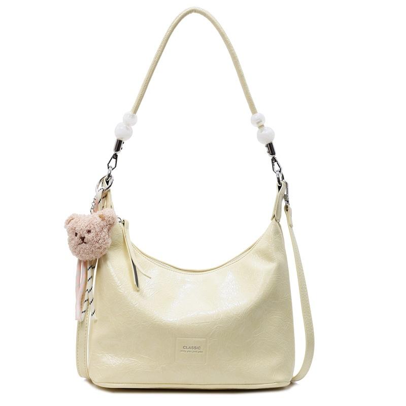 Spring and Summer Hot Sale, High-end Sense, Simple Style Soft Leather Tote Bag, Women's Fashion Versatile Work Commuting Leisure Messenger Bag