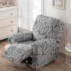 4pc/set Milk Silk Stretch Recliner Sofa Covers Printed Elastic Armchair Chair Slipcovers for Living Room Furniture Protector
