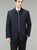 2025 Winter Men's Middle-Aged Down Jacket with Detachable White Duck Down Liner - Cold-Resistant Outerwear for Dad