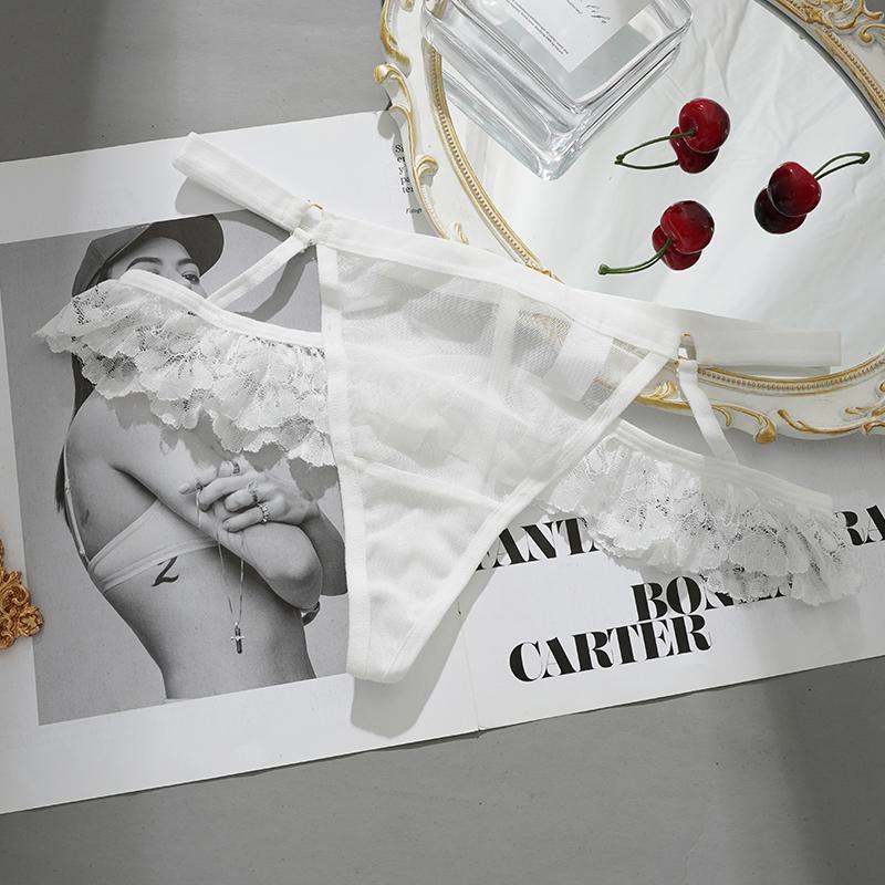 Women Sexy Panties Lace Underwear Female Seamless Lingerie Low Waist Transparent Hollow Out G-string Thongs Underpants