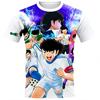 Sommer Freizeit Anime Tsubasa Trikot 3D Herren T-Shirt Damen T-Shirt Jungen Oberteil Kinder Eltern-Kind Schnelltrocknend Kurze Ärmel Kinder T-Shirt
