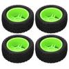 4PCS 75mm RC Car Tire U Type Rubber RC Vehicle Wheel Remote Control Car Tire for Wltoys 144001 114
