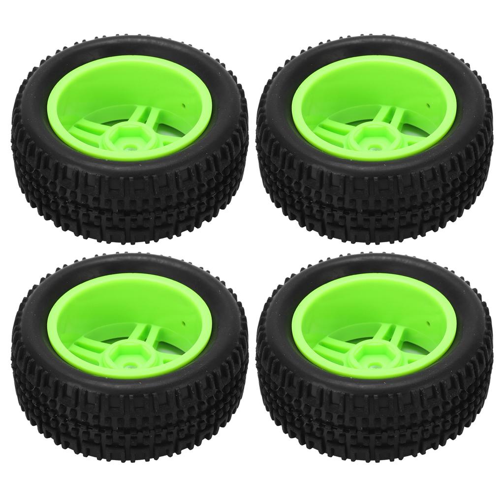 4PCS 75mm RC Car Tire U Type Rubber RC Vehicle Wheel Remote Control Car Tire for Wltoys 144001 114