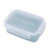 Airtight Lunch Box Food Container Clip Lock Seal Storage Box Clear Mini