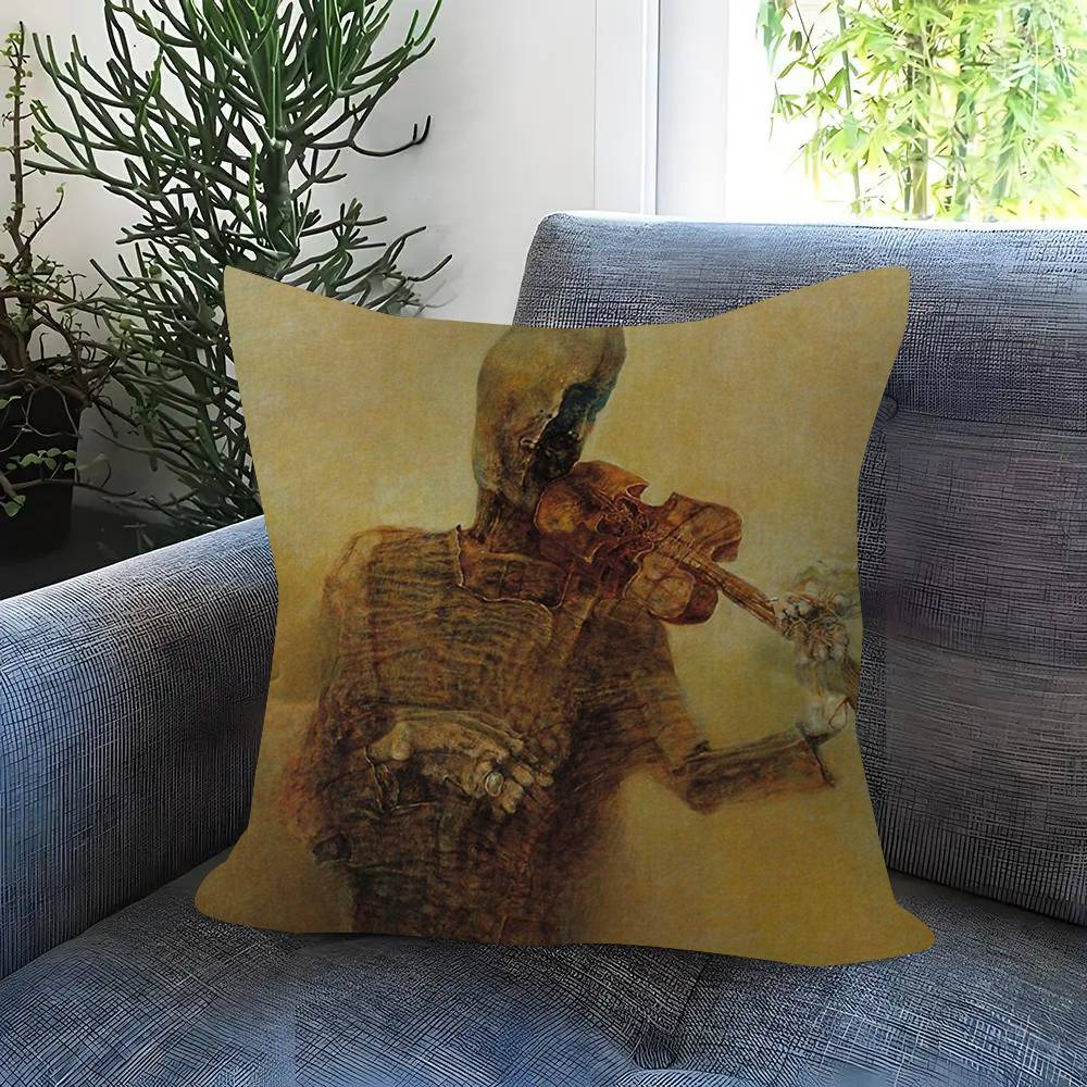 Z-Zdzislawbeksinskis Art 45*45Cm Cushion Cover Pillow Cover Decor Pillowcase Home Pillowcase For Couch Pillow