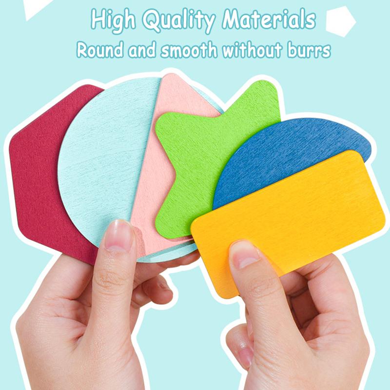 Baby Geometrische Formen Stapelspiele Montessoris Pfarrspiel Farberkennung Logisches Denken Zuordnungsspiel Vorschulbildung Spielzeug