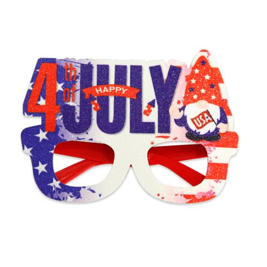 1/12 Pcs American Flag Glasses Memorial Day Patriotic Party Star And Stripes Glasses for 4th of July Celebration USA Veterans Day Decoration