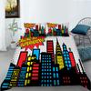 Quilt Cover Pillowcase Two or Three-piece Set Hip-hop Series 3D Digital Printing Polyester