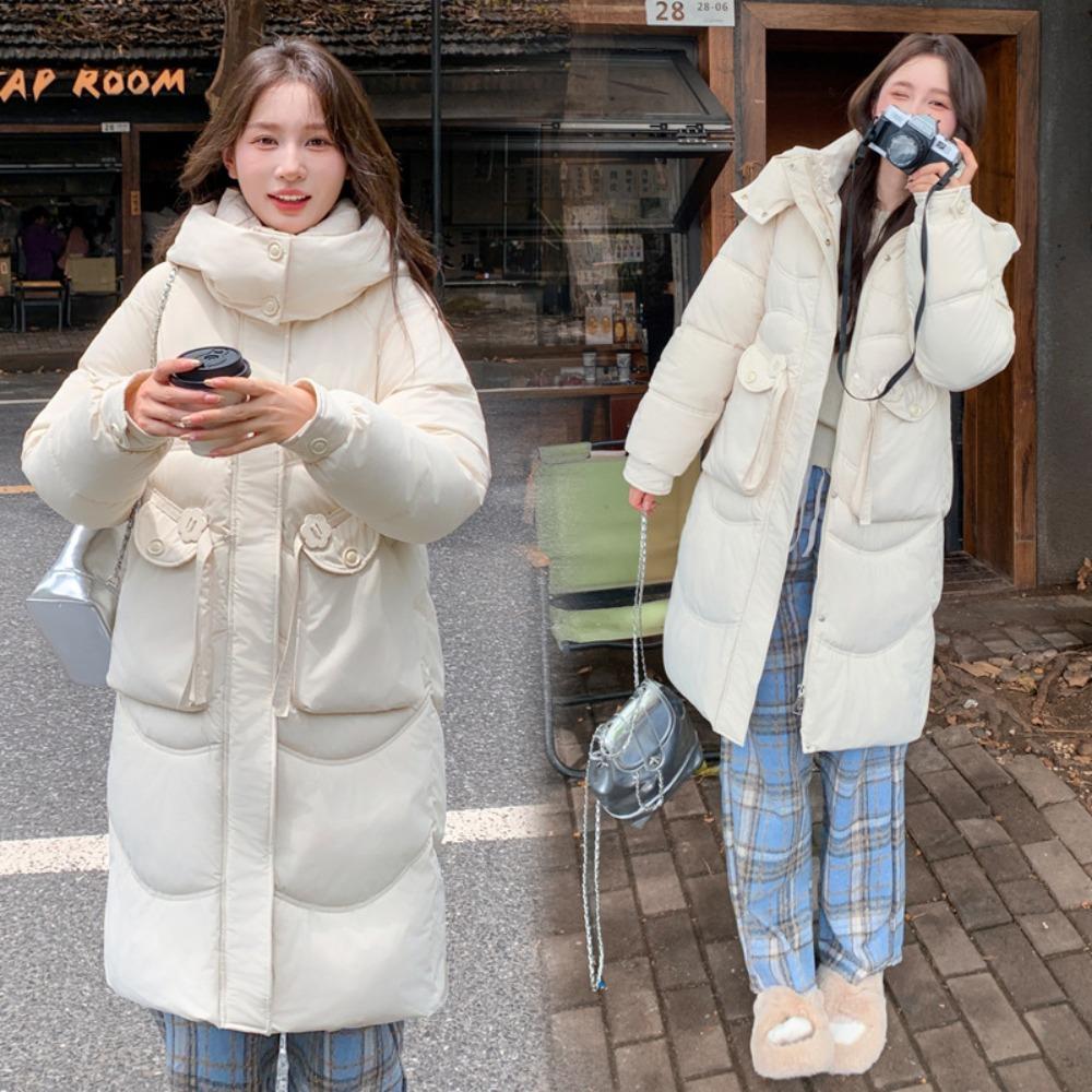 Winter new Korean version thickened warm hooded fashionable women's cotton jacket