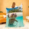 Capybara summer swimming Blanket Soft Throw Blanket for Home Bedroom Bed Sofa Picnic Travel Office Rest Cover Blanket Gift