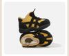 2025 Winter Kids' Korean Cotton Shoes: Trendy Patchwork, Soft Sole, Warm, Unisex, Versatile