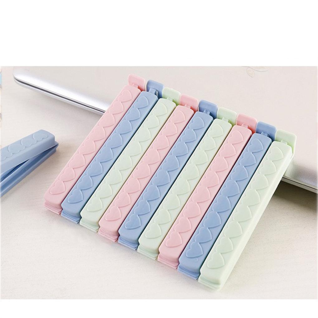 Pachet de 5 Clipsuri de Sigilare cu Capse pentru Pungi de Gustări, Plastic PP, Sigilator Etanș la Umiditate, Accesorii pentru Clame Pungi Desert, Cereale, Nuci