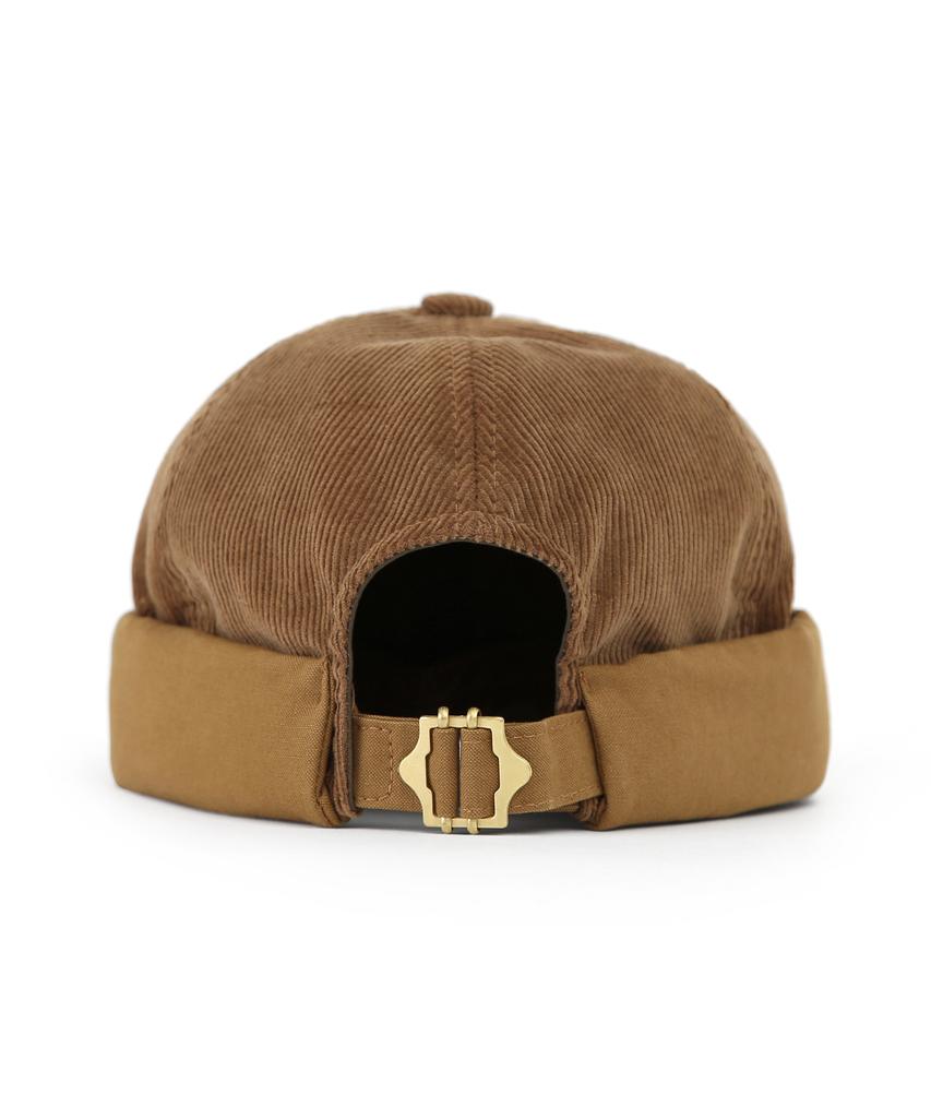 Eondeokeonteulolseutyudio Corduroy Brimless Cap Half Moon / Corduroy Mix / Desert