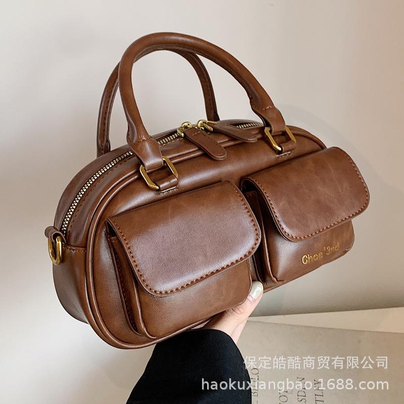 Nischendesign Tasche 2025 neue trendige High-End tragbare Kissen-Tasche Textur vielseitige Schulter-Umhängetasche Damentasche