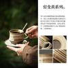 Retro ceramic coffee cup, water cup, high-value latte cup, household cup and saucer set, mug, high-end gift box set.