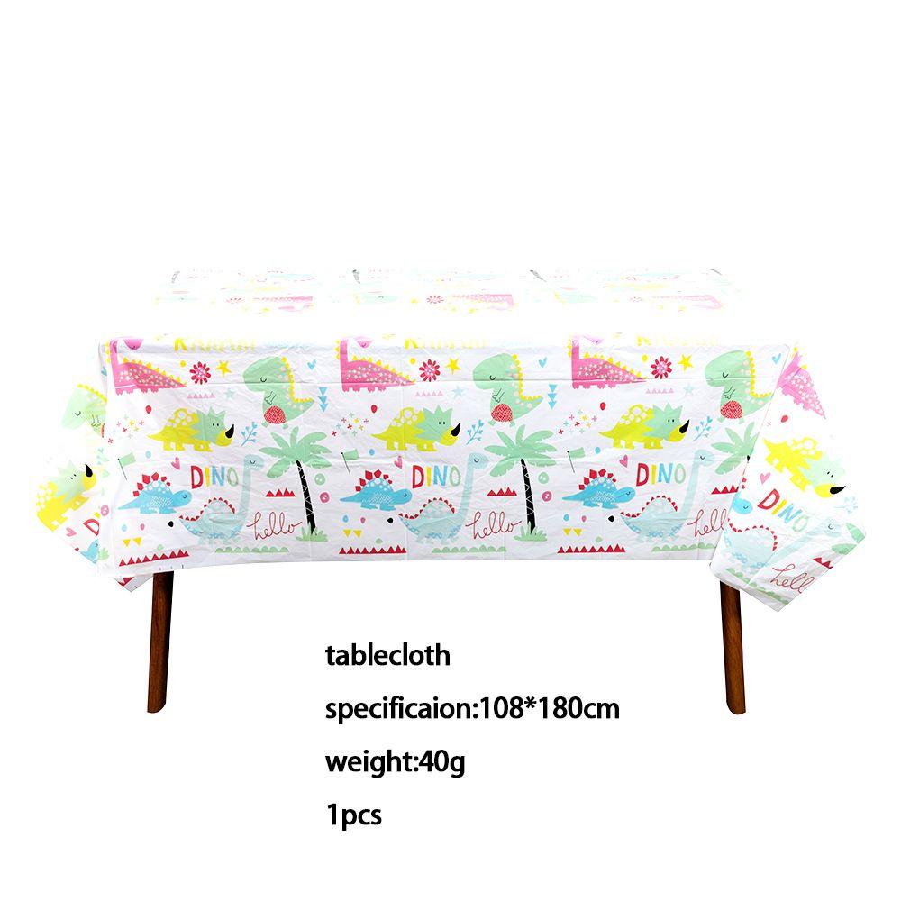 Disposable Dinosaur-themed Tableware for Outdoor Dining, Children's Outdoor Themed Party and Dining Supplies