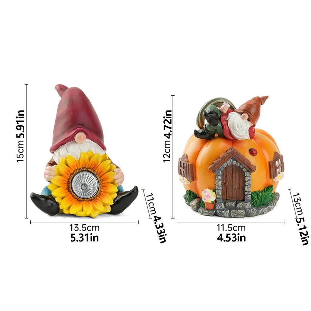 Bee Gnome Figurine Garden Bee Gnome Statue Sculptures Resin Gnomes Sculpture Home Decorations For Garden Yard Balcony Patio