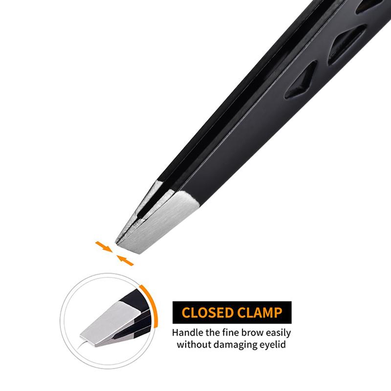 4-teiliges hochwertiges professionelles Pinzetten-Set - Perfekt für die Entfernung von Augenbrauenhaaren, Splittern und eingewachsenen Haaren & für Männer & Frauen