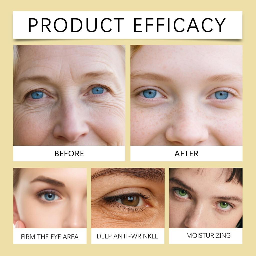 EELHOE 24k Gold Eye Mask moisturizes, hydrates, makes the skin around the eyes smooth and tender
