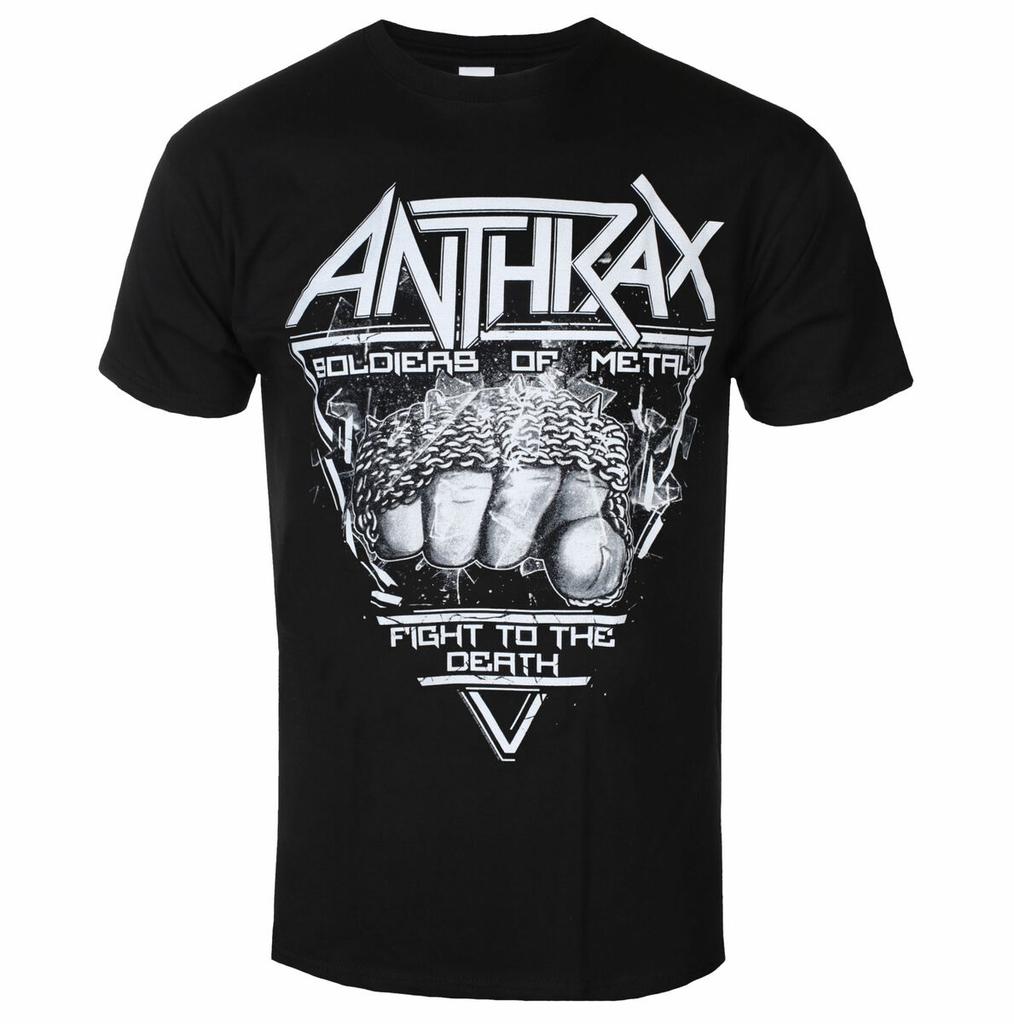 Rare Anthrax Band Graphic Cotton T-shirt Unisex Summer Short Sleeve Fashion Brand Tee Luxury Casual Vintage Retro Top